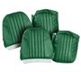Seat Covers - Green/Green - Pair