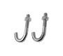 Hooks - toggle clamp -  - stainless steel - PAIR