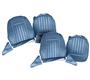 Seat Covers - blue/light blue - Pair