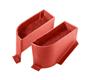 Box Assembly - hood stowage - Red - PAIR