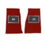 Footwell Carpet Mats - Red - centre change