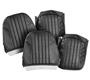 Seat Covers - Black/Black - Pair - Leather