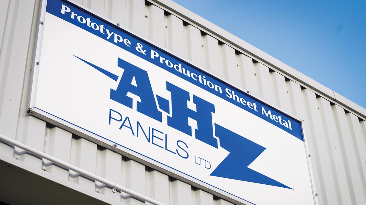 A.H. Panels sign.