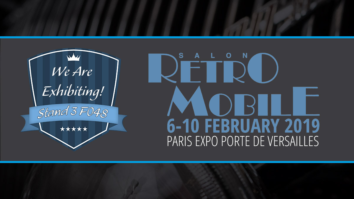 A.H. Spares exhibiting at the Salon Retro Mobile in February 2019.