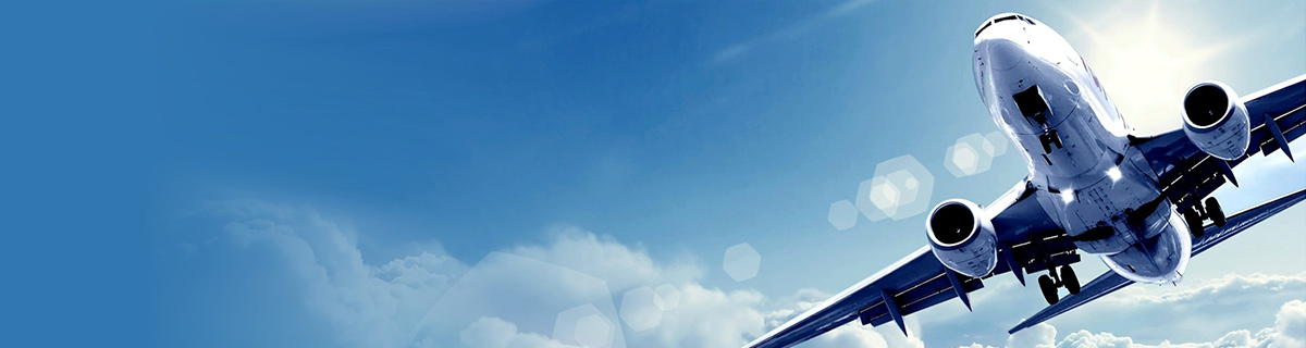 Global shipping | Plane taking off from airport.