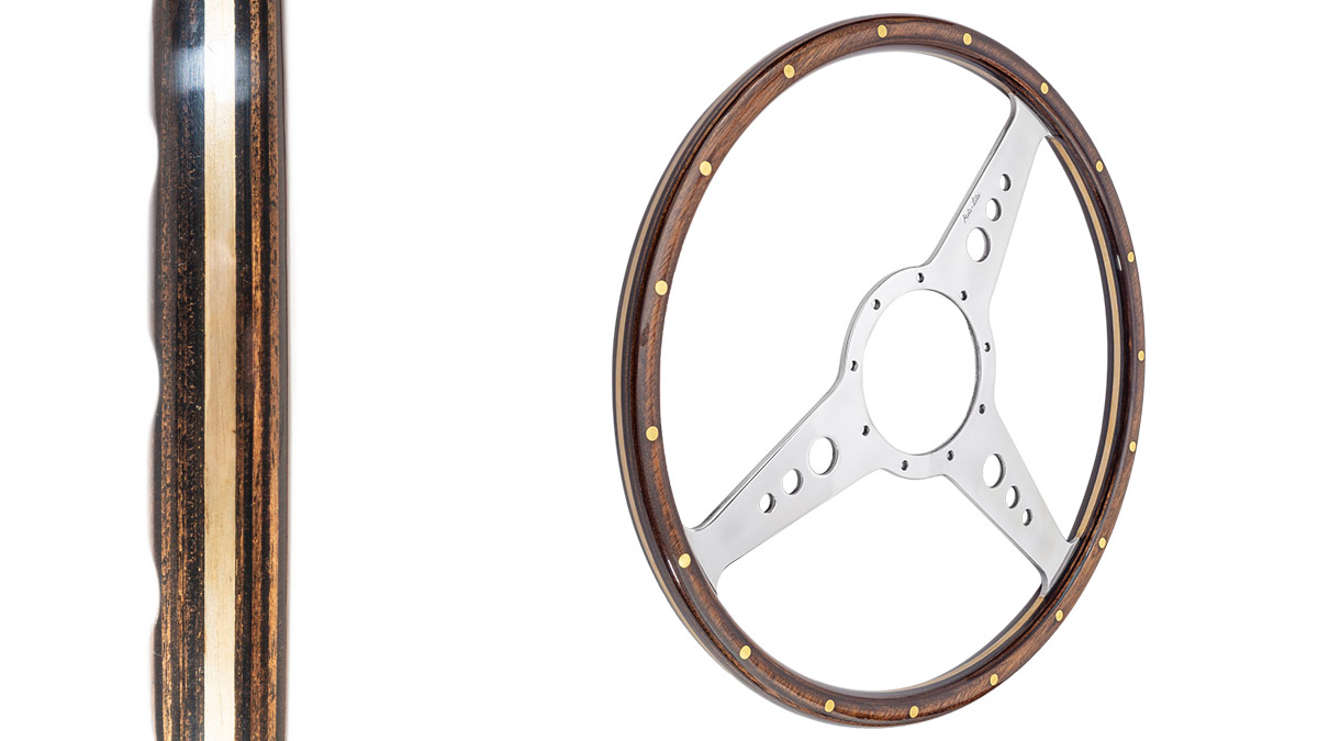 Image of Austin Healey Moto-Lita steering wheels - Drilled.