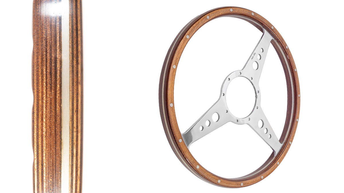 Image of Austin Healey Moto-Lita steering wheels - Drilled.