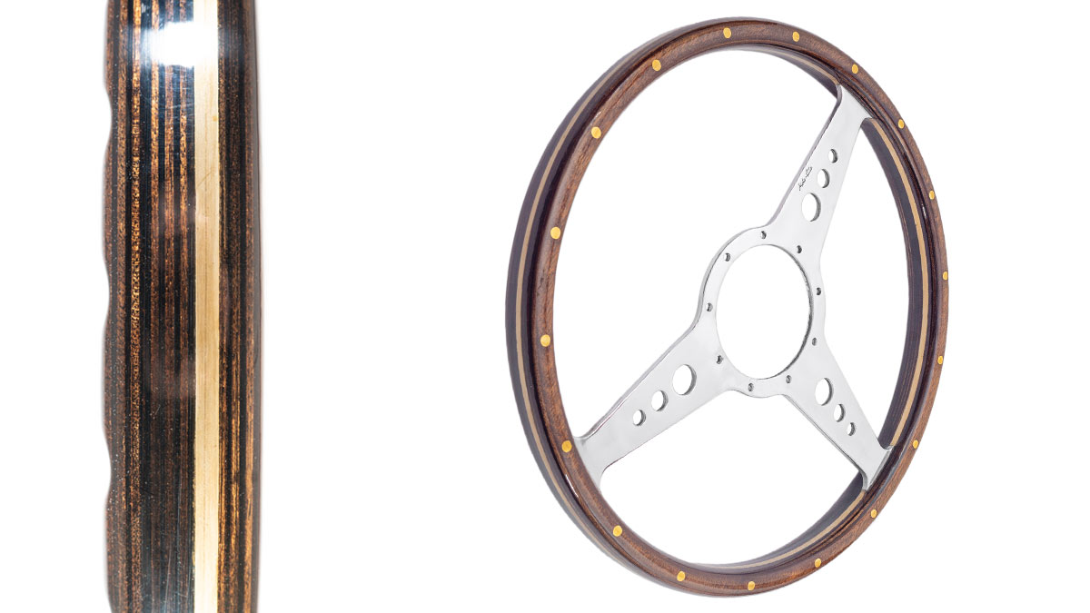 Image of Austin Healey Moto-Lita steering wheels - Drilled.