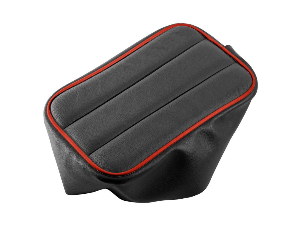 Austin Healey arm rest | Black with red piping