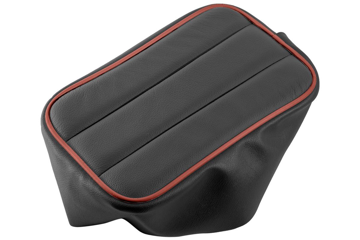 Austin Healey arm rest | Black with red piping