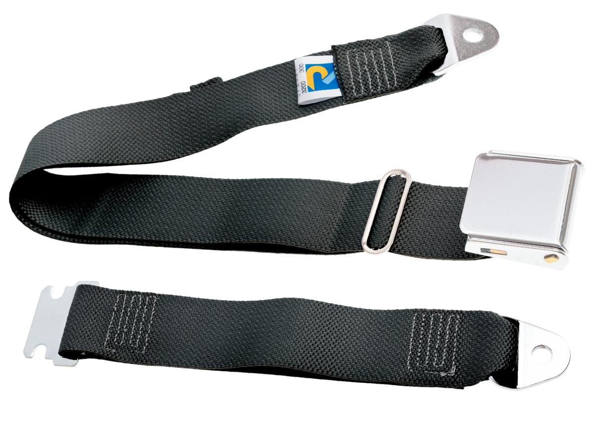 Rear Seat Belt | Austin Healey Original Type | Black
