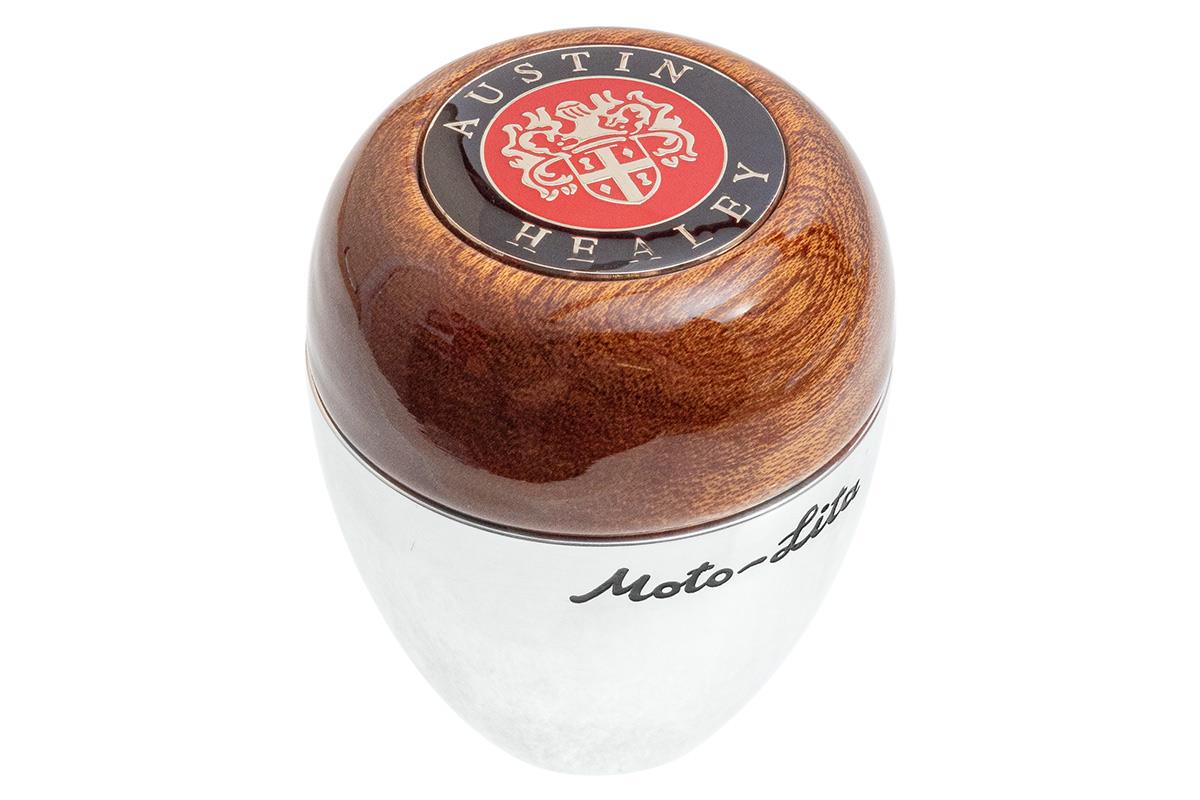 Light/medium wood style Austin Healey gear knob