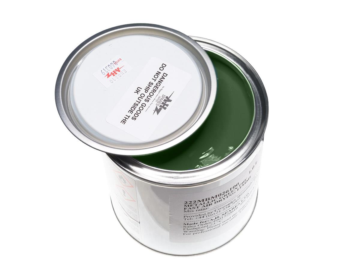 Healey Green Metallic Engine Paint - Spray Can , S