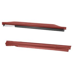 Buy Padded Door Roll - Red - PAIR Online