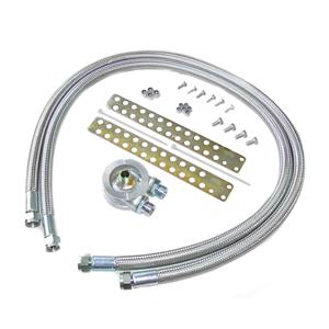 Buy Fitting Kit - oil cooler - 1/2BSP - stainless steel hoses Online