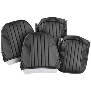 Buy Seat Covers - Black/Black - Pair Online