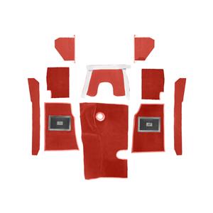 Buy Austin Healey Carpet Set - Red - Karvel Online
