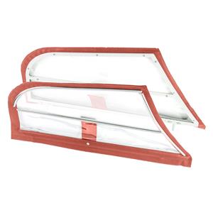 Buy Austin Healey Red Everflex Sidescreens - Pair Online