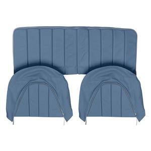 Buy Rear Seat & Backrest Cover - set - Blue/White Online