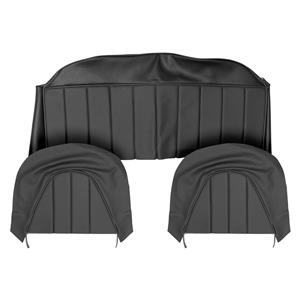 Buy Rear Seat & Backrest Cover - set - Black/Black Online