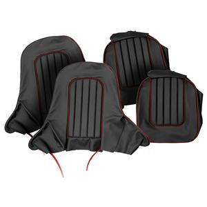 Buy SEAT COVER SET,front-BLACK/RED Online