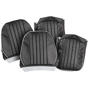 Buy Seat Covers - Black/White - Pair Online