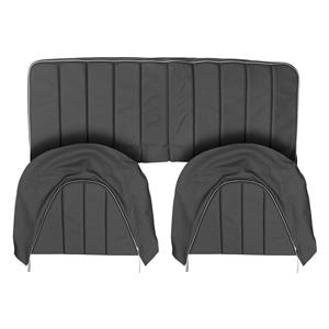 Buy Rear Seat & Backrest Cover - set - Black/White Online