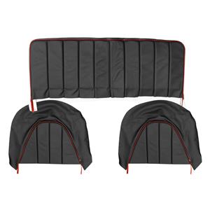 Buy REAR SEAT COVERS,set-BLACK/RED Online