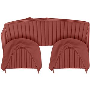 Buy Rear Seat & Backrest Cover - set - Red/Red Online