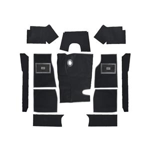 Buy Austin Healey Carpet Set - Black - Side-Change - Jaguar Quality Online