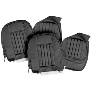 Buy Seat Covers - Black/Black - Pair Online