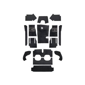 Buy Austin Healey Carpet Set - Black - Side-Change - Jaguar Quality Online