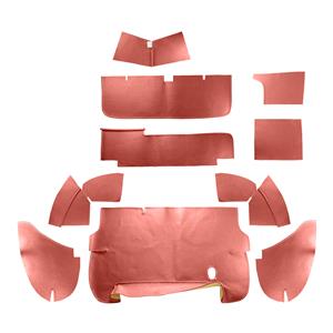Buy Austin Healey Boot/Trunk Lining Kit - Red Armacord Online