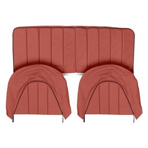 Buy Rear Seat & Backrest Cover - set - Red/Black Online