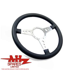 Buy Steering Wheel - Moto Lita (15inch) - drilled - Leather Online