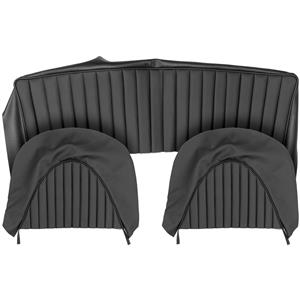 Buy Rear Seat & Backrest Cover - set - Black/Black Online