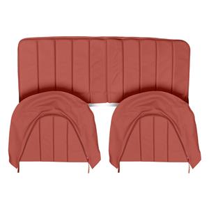 Buy Rear Seat & Backrest Cover - set - Red/Red Online