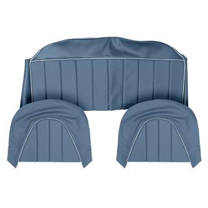 Buy Rear Seat & Backrest Cover - set - Blue/White Online