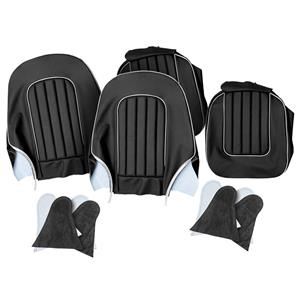 Buy SEAT COVER SET,front-BLACK/WHITE Online