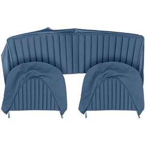 Buy Rear Seat & Backrest Cover - set - Blue/Blue Online