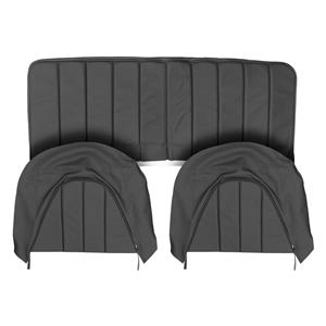 Buy Rear Seat & Backrest Cover - set - Black/Black Online