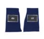 Austin Healey Footwell Carpet Mats - Blue - Centre Change