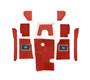 Austin Healey Carpet Set - Red - Jaguar Quality