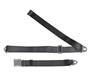 Original Type Black Seat Belt for Austin Healey - Double Bolt