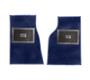 Austin Healey BN4-BT7 Footwell Carpet Mats - Blue - Side Change