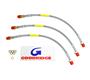 Brake Hose Kit - Stainless steel braid - Goodridge