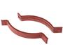 Strap - hood stowage - Red - PAIR