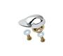 Retainer Kit - chrome (rear bar)