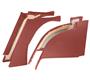 Austin Healey Rear Quarter Panels - Red - set of 4