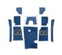 Austin Healey Carpet Set - Blue - Karvel
